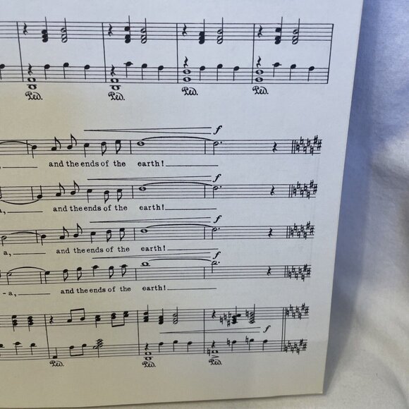 Ye Shall Be Witnesses S.A.T.B. Piano Sheet Music Kirk 1963 Lillenas Pub. AT-1017 - Picture 7 of 8